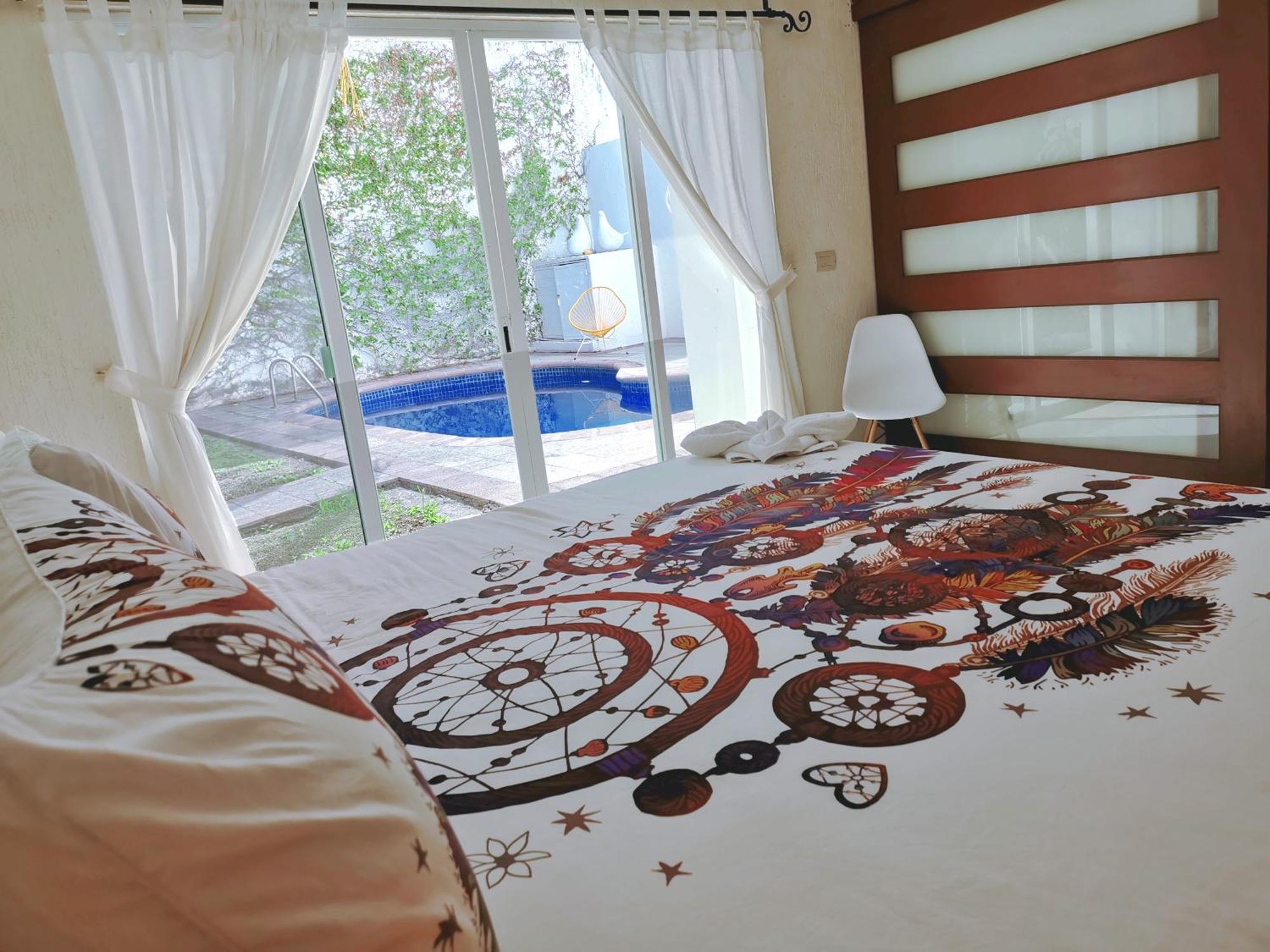 Beautiful & Cozy Near Beach Apartment Pool & Kingsize Bed Cancún Szoba fotó